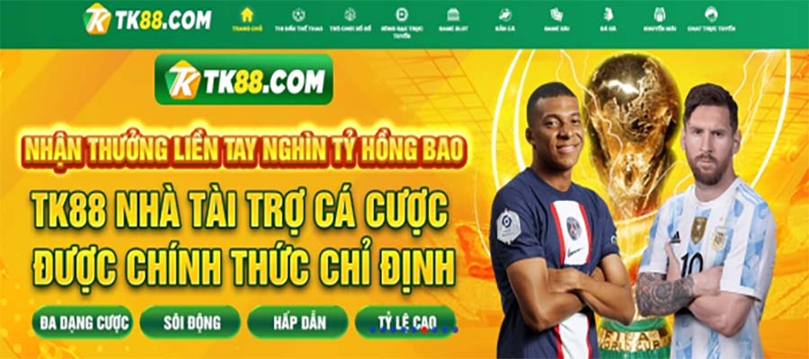 giới thiệu thể thao tk88