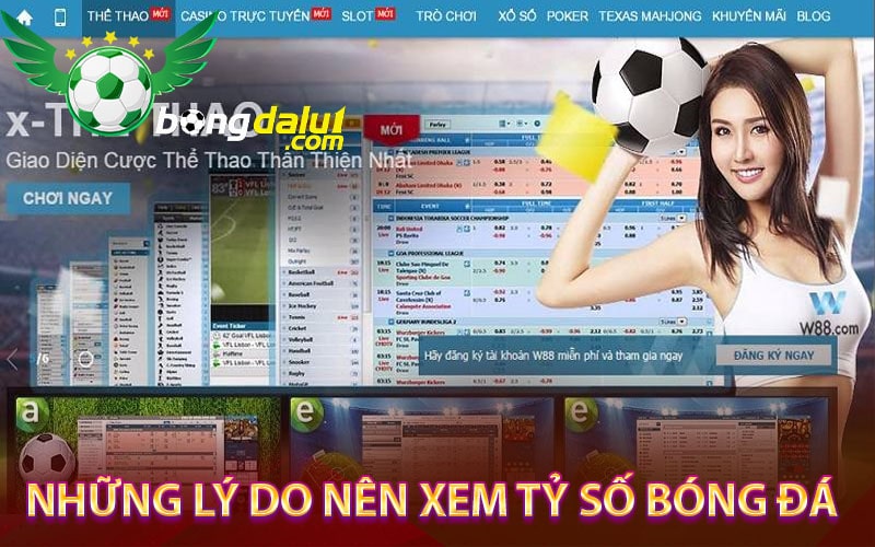 Những lý do nên xem tỷ số bóng đá