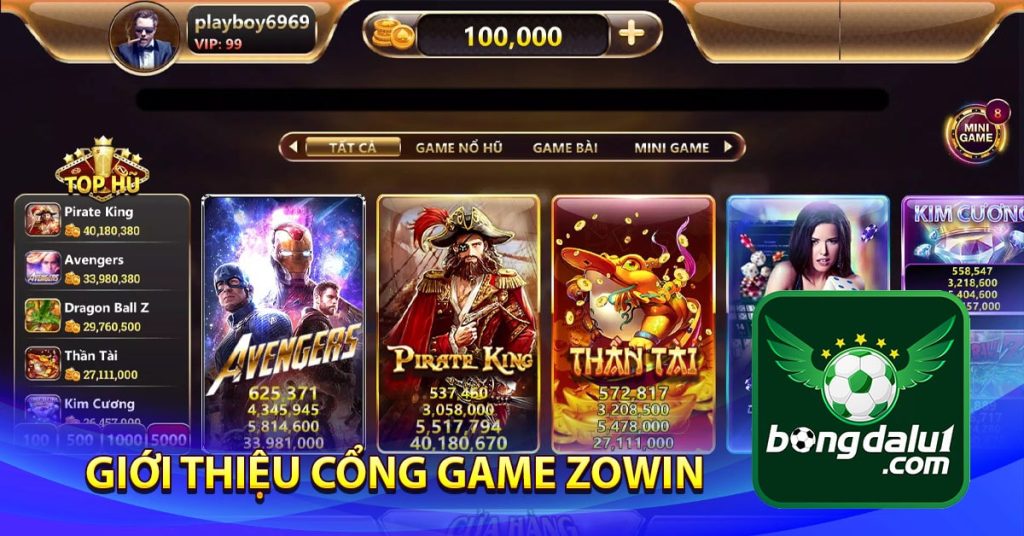 Giới thiệu cổng game zowin