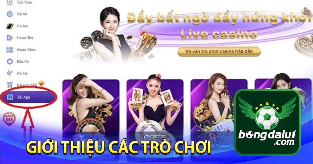 Giới thiệu các trò chơi có trong nhà cái ontop88