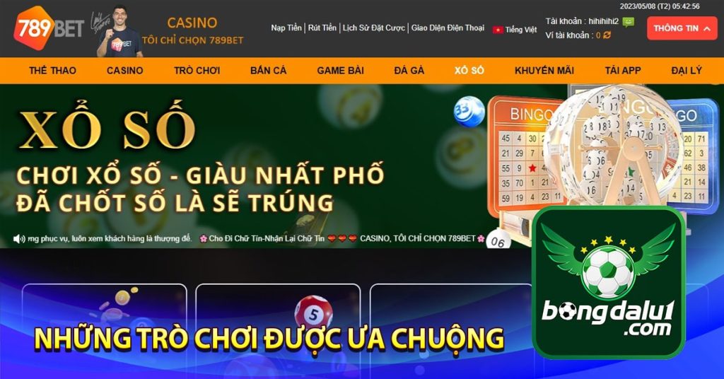 Những trò chơi được ưa chuộng tại nhà cái 789bet