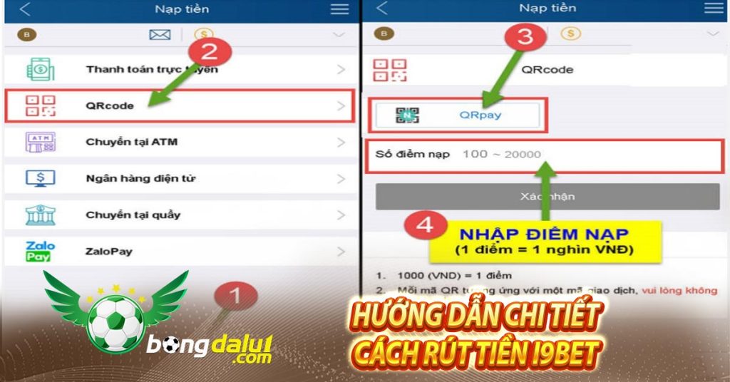 Hướng dẫn chi tiết cách rút tiền I9BET 