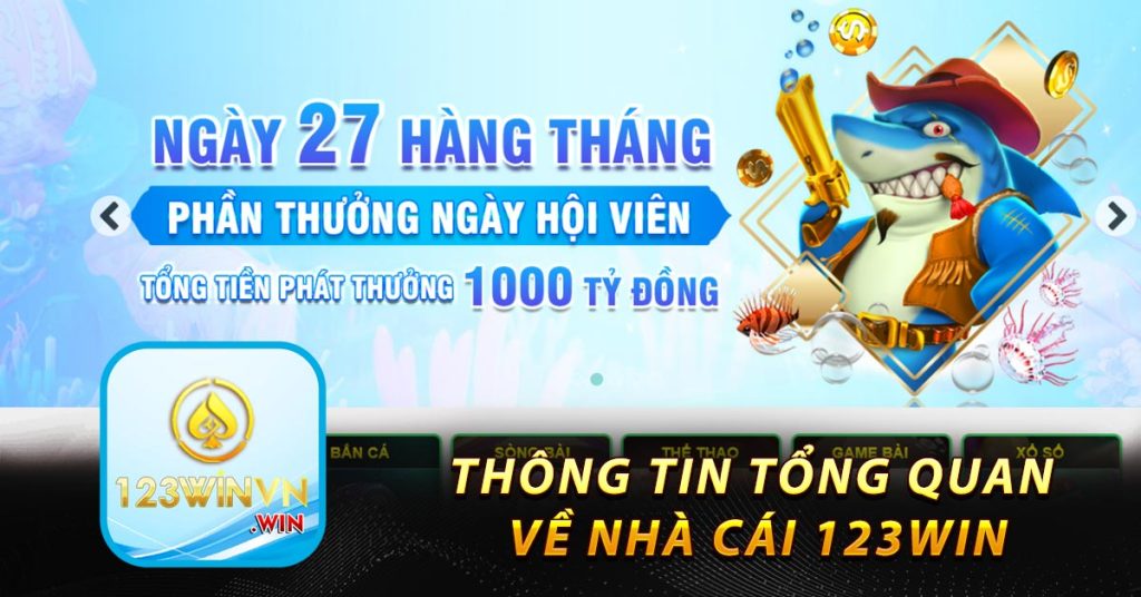 Thông tin tổng quan về nhà cái 123win