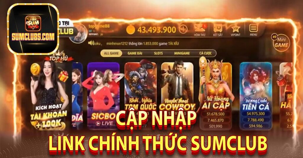 Cập nhập link chính thức Sumclub