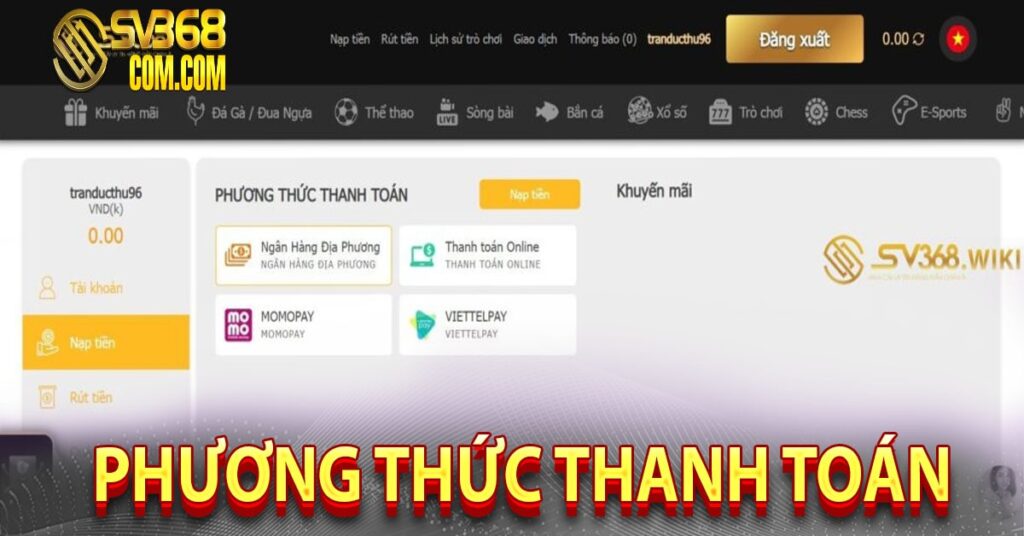 Cung cấp đầy đủ các phương thức thanh toán an toàn và tiện lợi