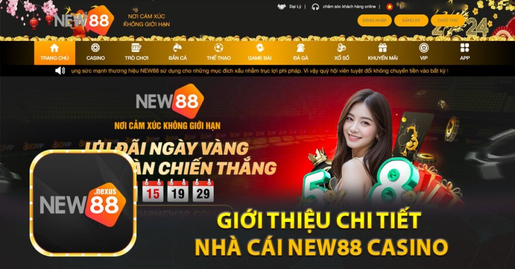 Giới thiệu Chi Tiết nhà cái New88 Casino