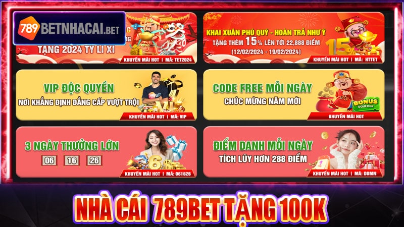 Review nhà cái 789bet tặng 100k miễn phí cho hội viên mới tham gia