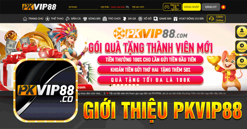 Đánh giá nhà cái Pkvip88