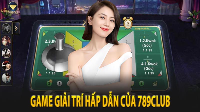 Những game giải trí người chơi có thể tham gia tại 789club