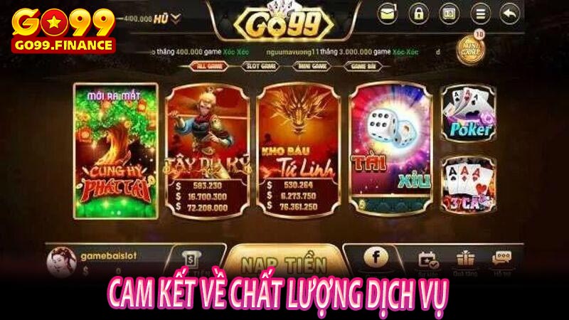 Cam Kết Về Chất Lượng Dịch Vụ