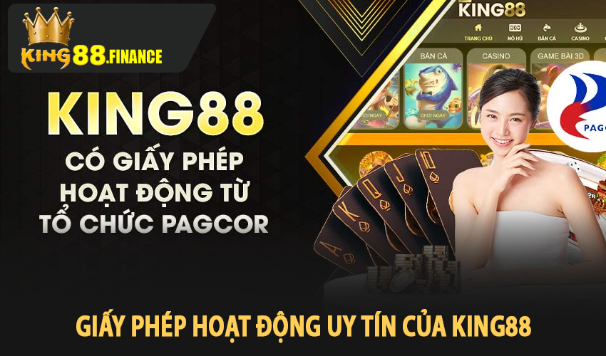 Giấy phép hoạt động của King88