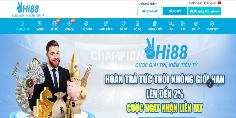 Hi88 chinh phục nhiều người chơi đến và tham gia