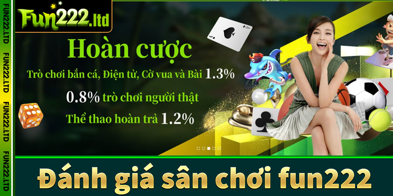 Đánh giá sân chơi cá cược của fun222